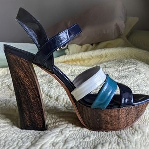 High heel summer sandals